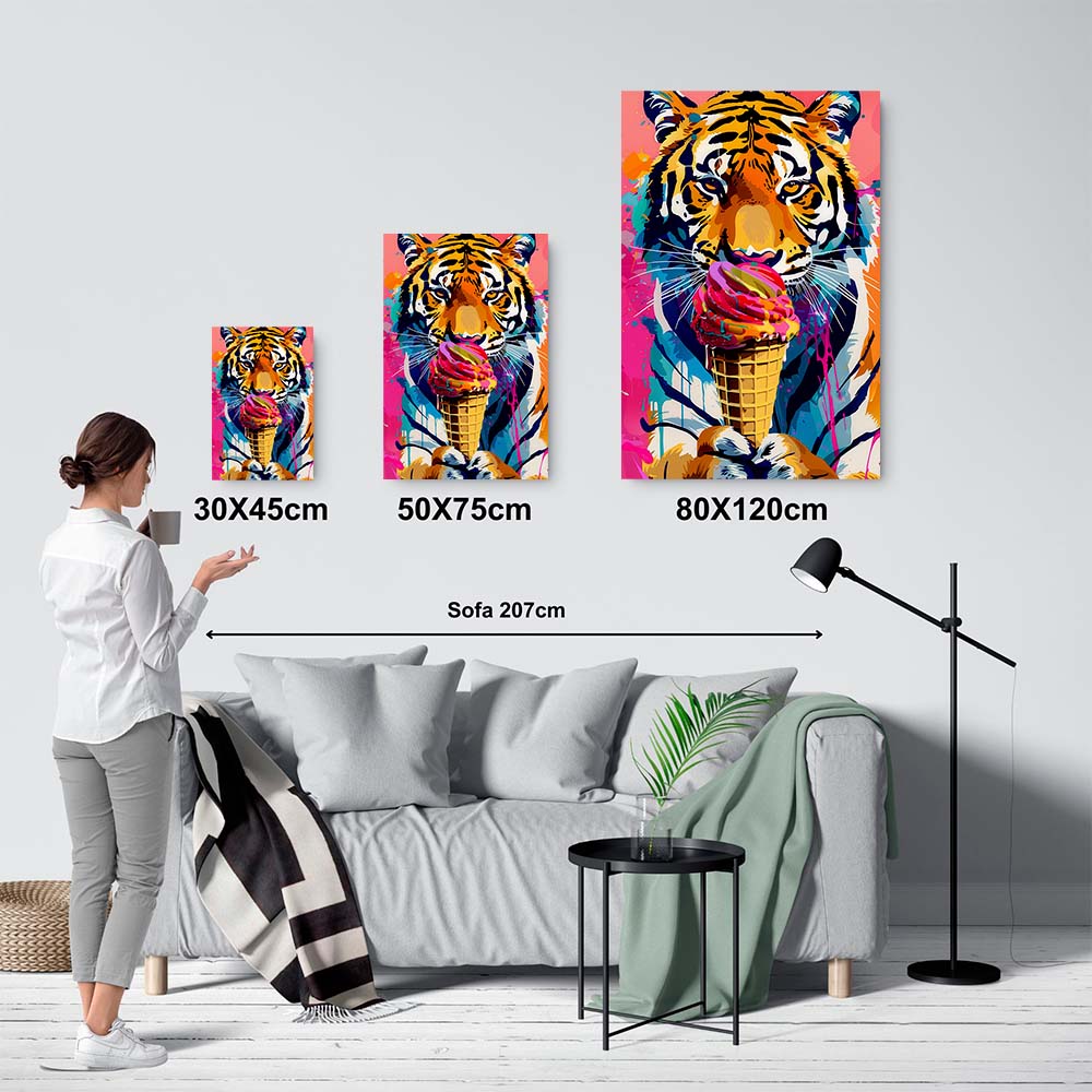 Tigre y color