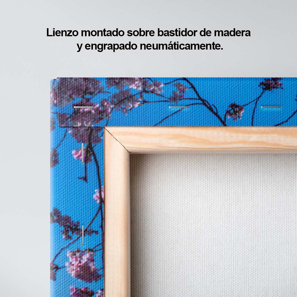 Montañas y flores