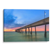 Muelle en un atardecer