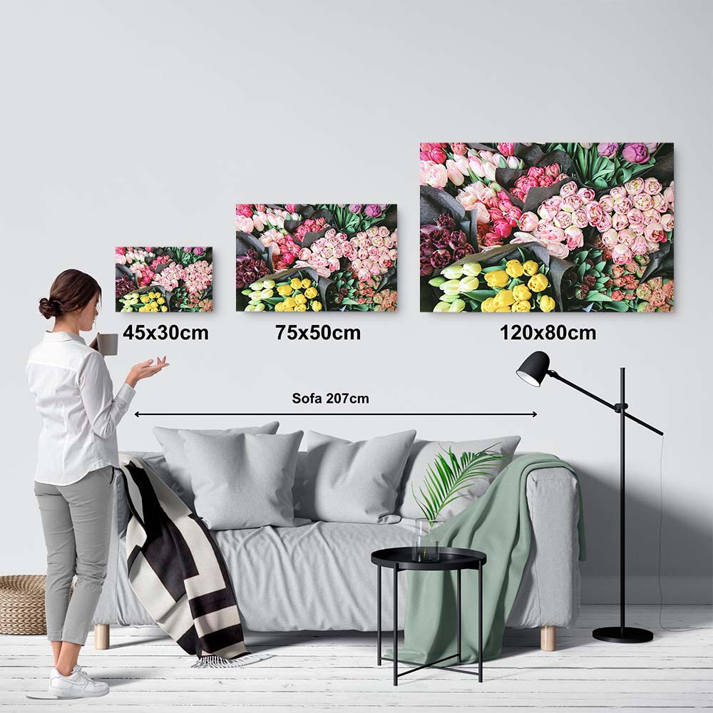 Tulipanes y rosas