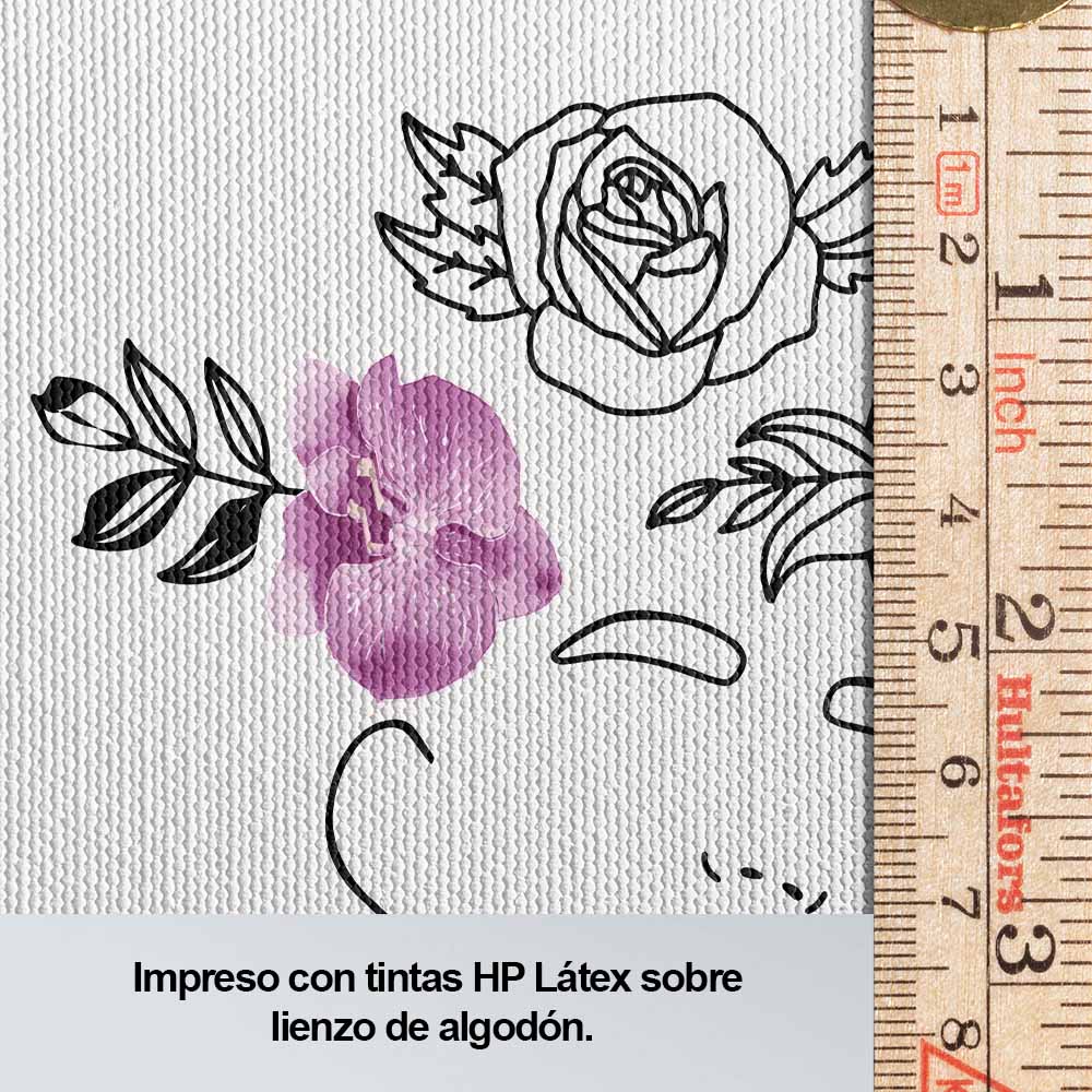 Cuadro Decorativo - El poder del rosa