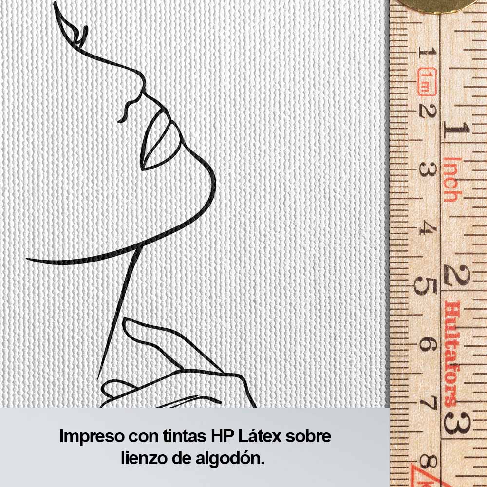 Cuadro Decorativo - Arte de la línea delgada
