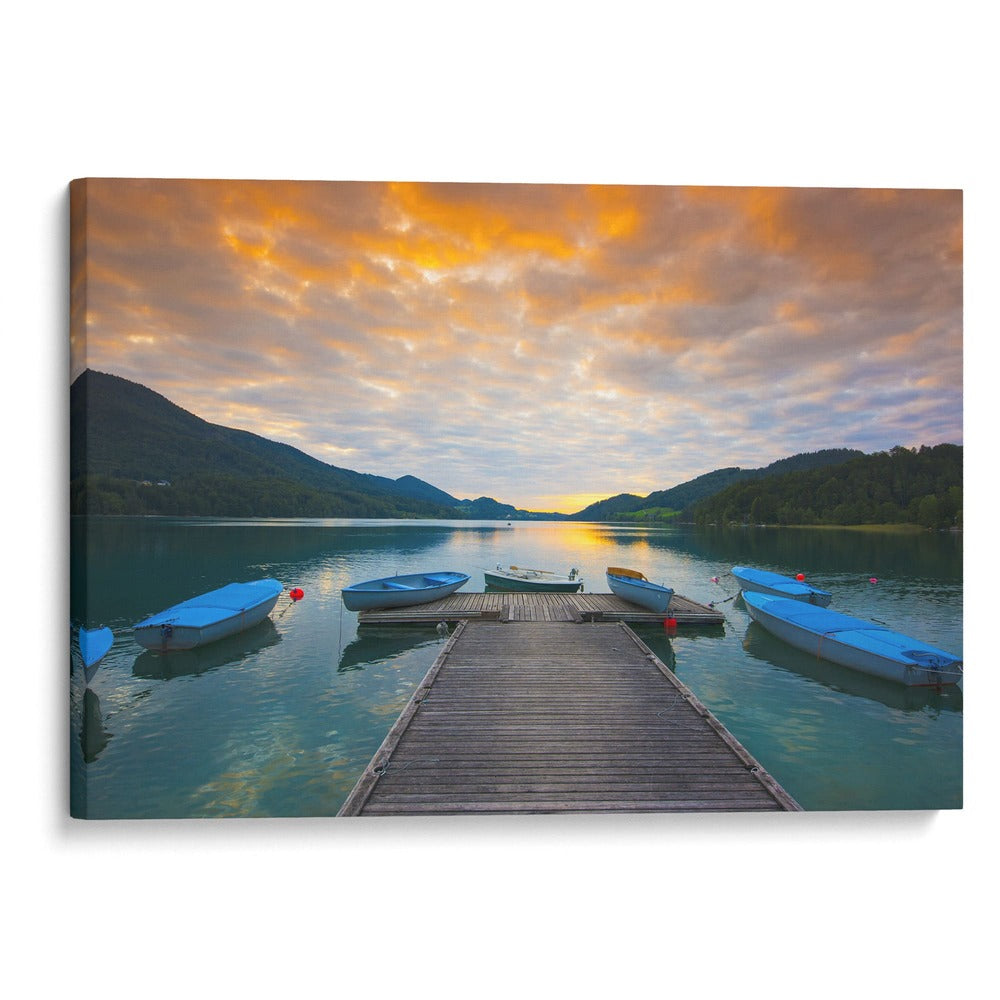 Atardecer en el lago